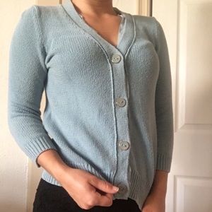 ✨Juicy Couture Light Blue Cardigan Sz S